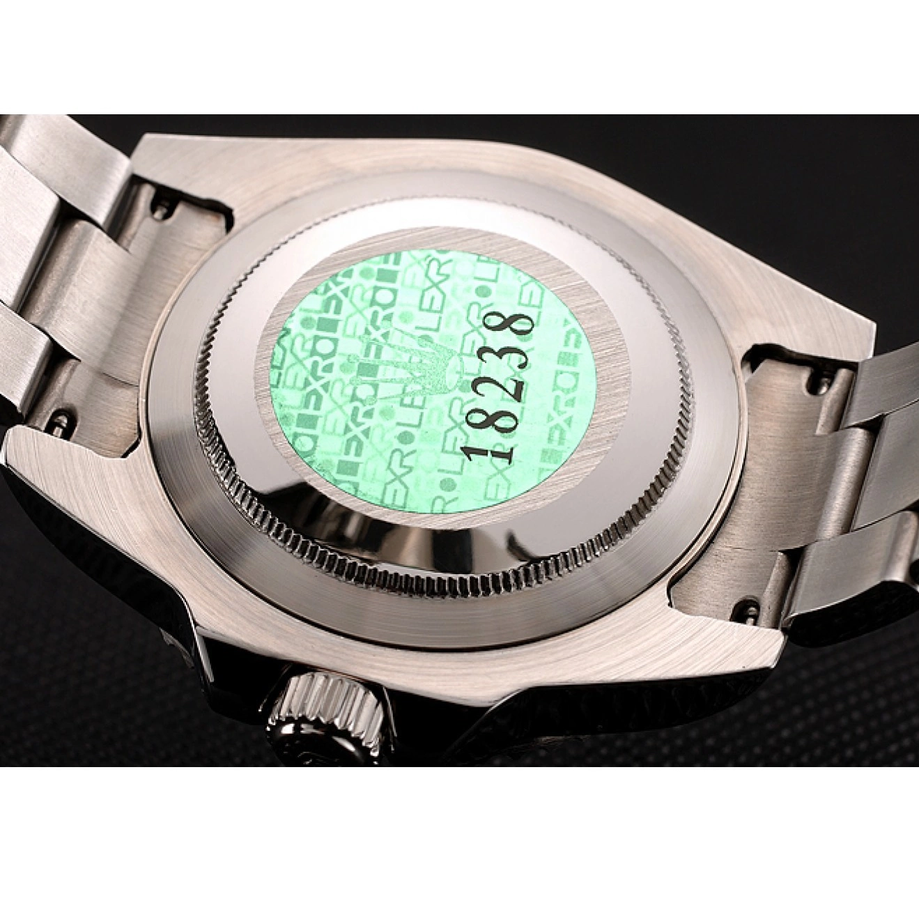 Aaa replica Submariner Bracelet Rolex Pink Dial Bezel Pink Steel Stainless 1453865 0714